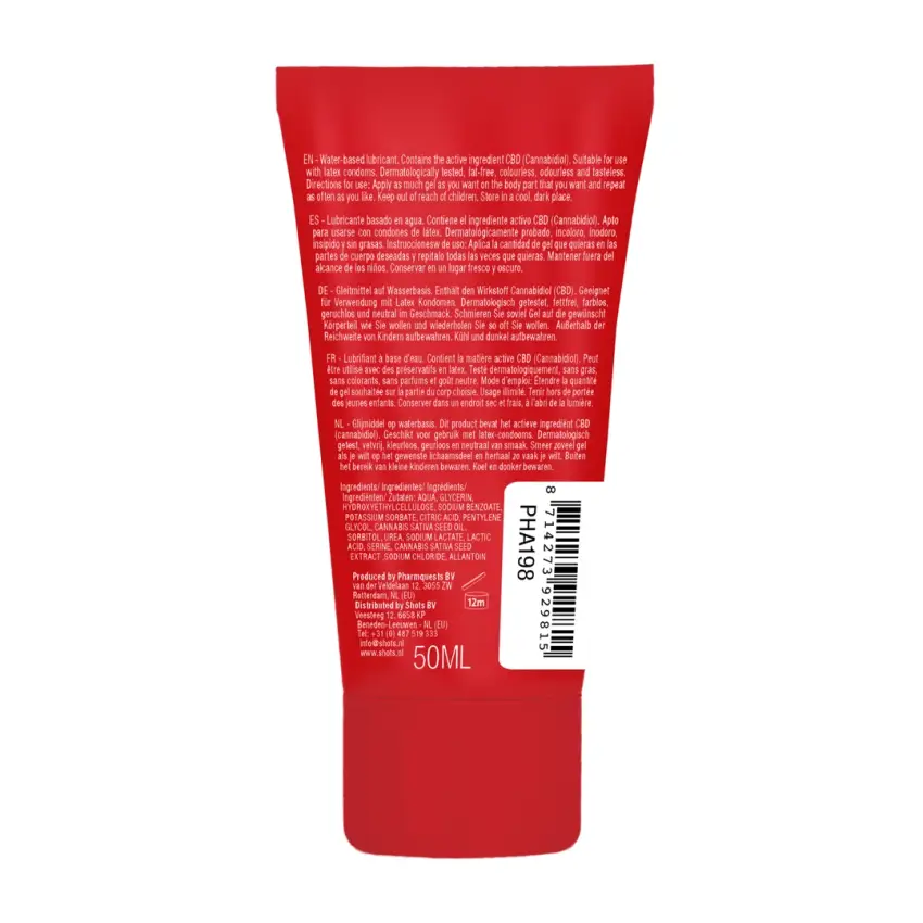 Lubrykant na bazie wody 50 ml Pharmquests shots - obrazek 3