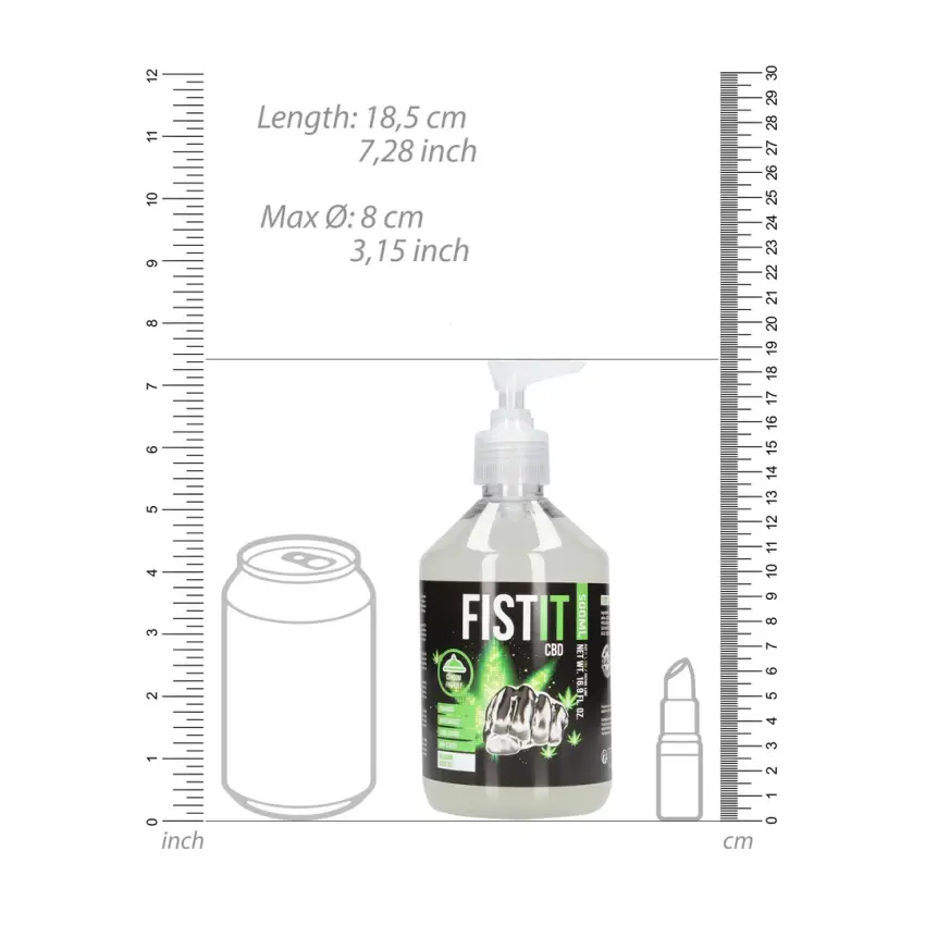 Fist It by Shots - Lubrykant CBD 500 ml + pompka - obrazek 5
