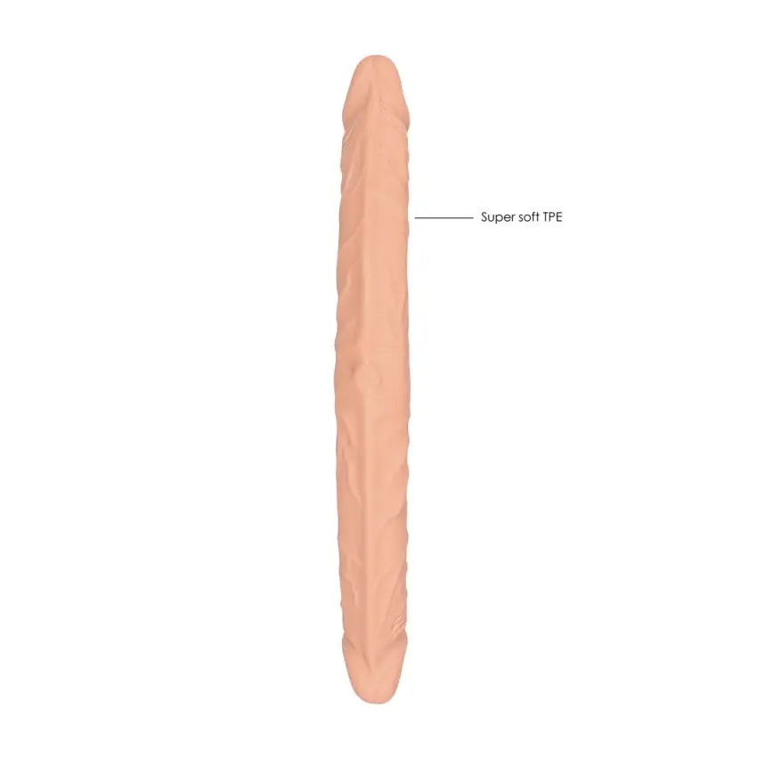 RealRock - Podwójne wygięte dildo  - bardzo długie 36cm - obrazek 5