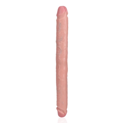 RealRock -  Realistyczne dildo - dwustronne 35,6 cm