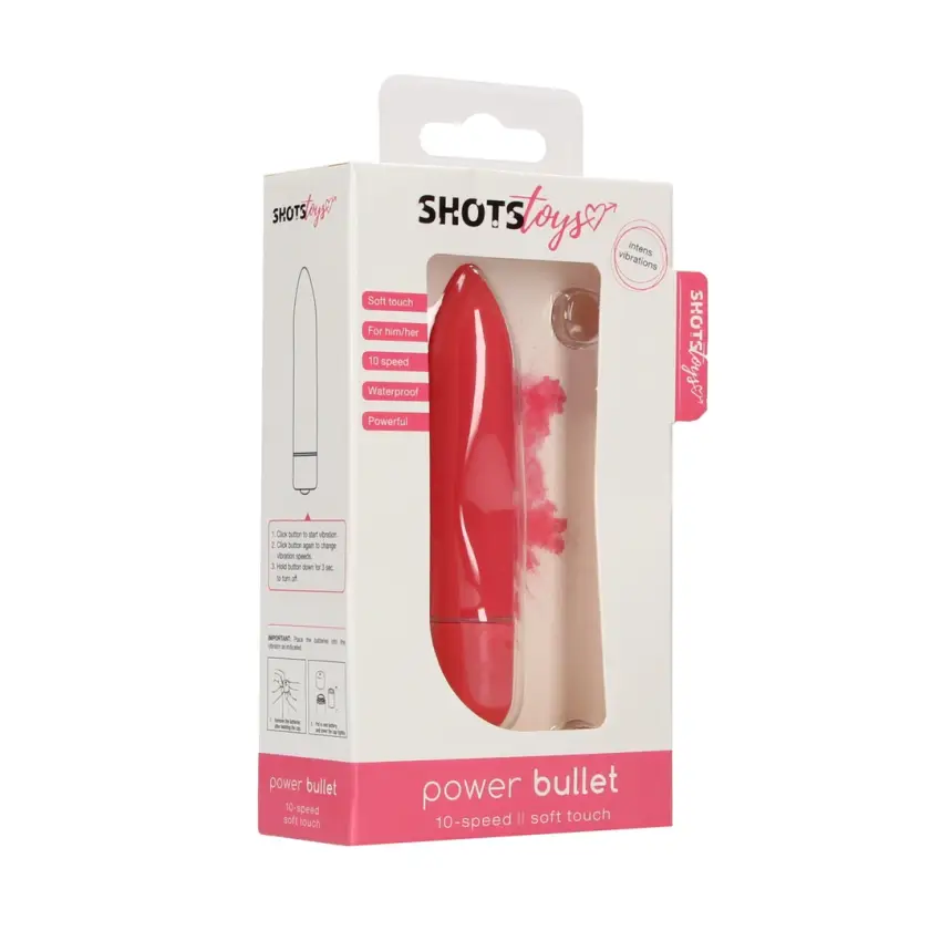 Shots Toys - Wodoodporny pocisk wibrujący - 10 prędkości - obrazek 5