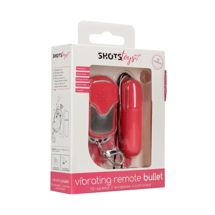 Shots Toys - Wibrujący pocisk z pilotem - obrazek 2