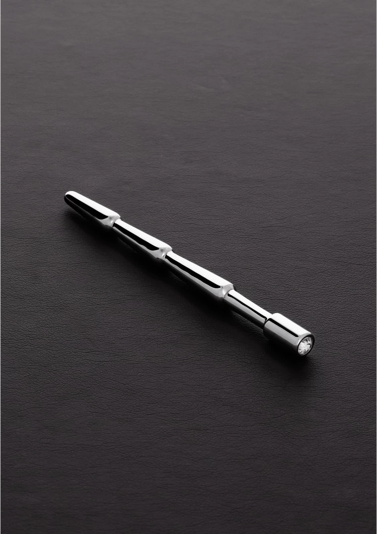 Steel - Korek analny z kolorowym klejnotem 4 Steel - Korek analny z kolorowym klejnotem - obrazek 4