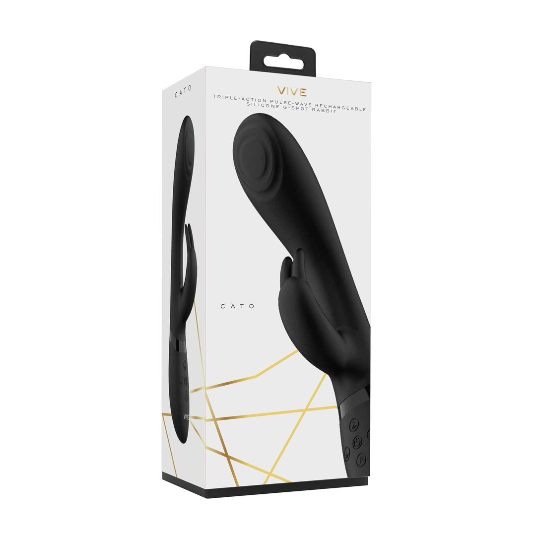 Vive - Pulsacyjny wibrator punktu G - królik Cato 2 Vive - Pulsacyjny wibrator punktu G - królik Cato - obrazek 2