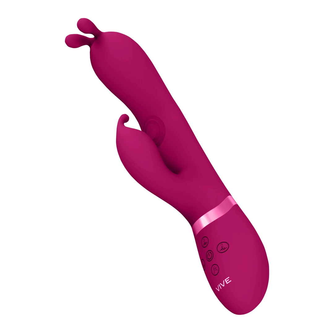 Vive - Wibrujące królicze ucho G-Spot z wałem pulsacyjnym Gada 5 Vive - Wibrujące królicze ucho G-Spot z wałem pulsacyjnym Gada - obrazek 5