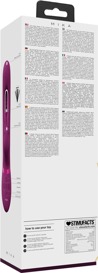 Vive - Potrójny silnik - Wibrujący królik z innowacyjnym stymulatorem punktu G 3 Vive - Potrójny silnik - Wibrujący królik z innowacyjnym stymulatorem punktu G - obrazek 3