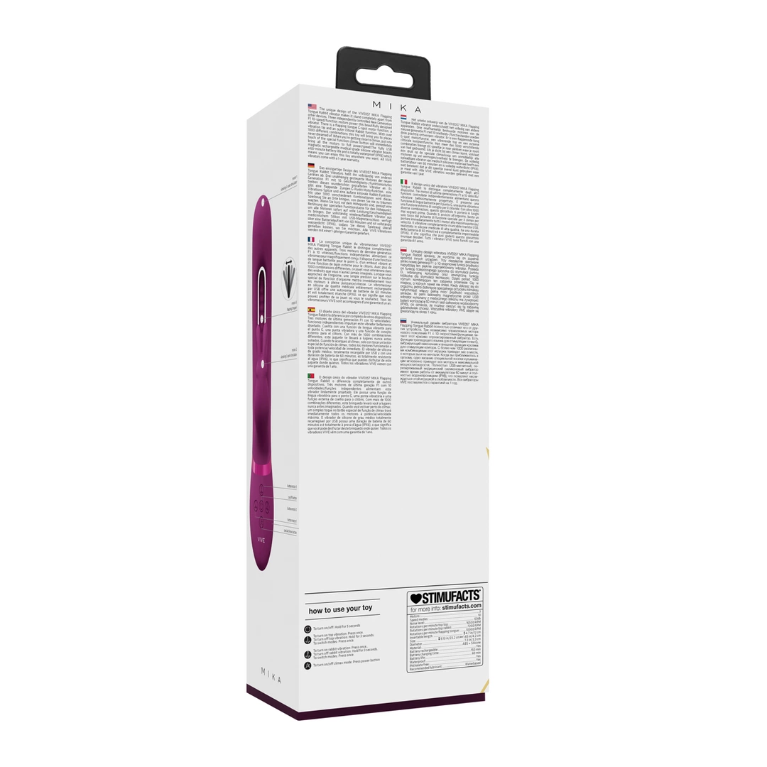 Vive - Potrójny silnik - Wibrujący królik z innowacyjnym stymulatorem punktu G 8 Vive - Potrójny silnik - Wibrujący królik z innowacyjnym stymulatorem punktu G - obrazek 8