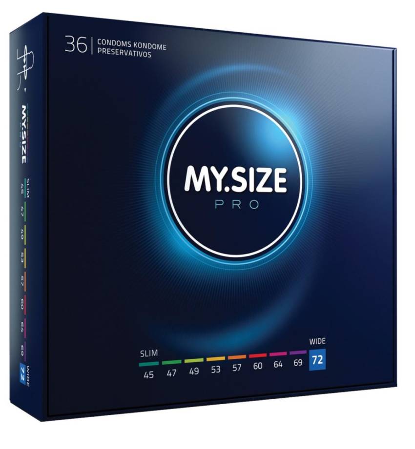 MY.SIZE Pro 72 mm   36 pieces