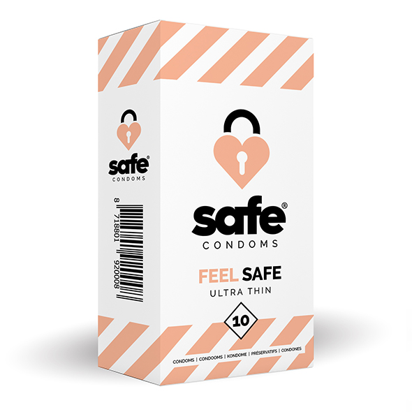 SAFE   Condoms Feel Safe Ultra Thin (10 pcs)