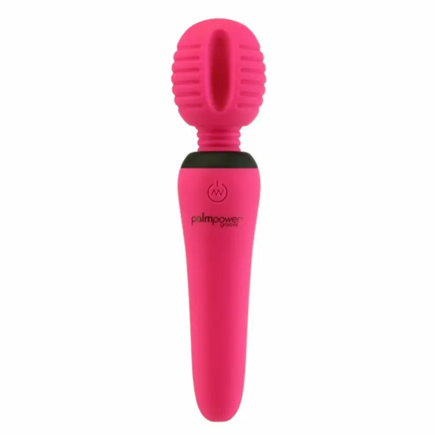 Masażer - PalmPower Groove Mini Wand Fuchsia