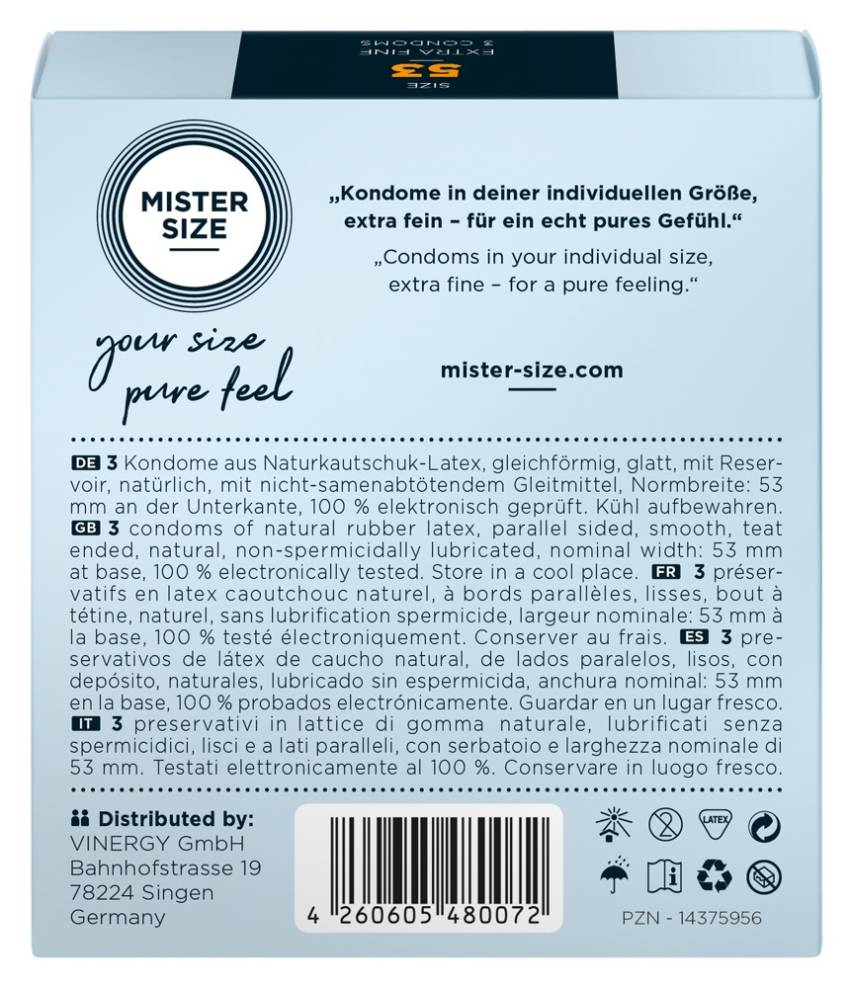Mister Size 53mm pack of 3 - obrazek 3