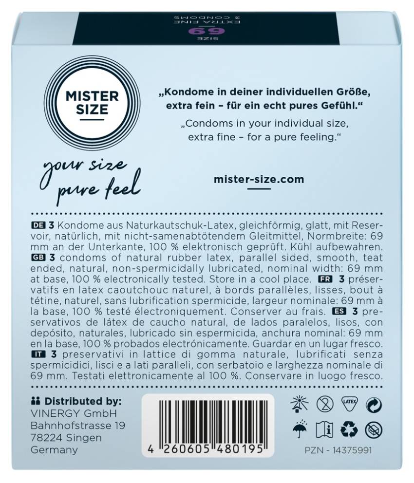 Mister Size 69mm pack of 3 - obrazek 3