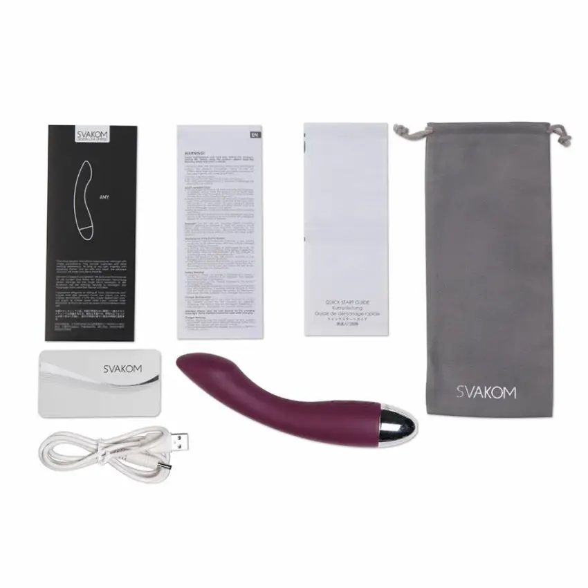 Wibrator do punktu G - Svakom Amy G-Spot Vibrator Violet - obrazek 5