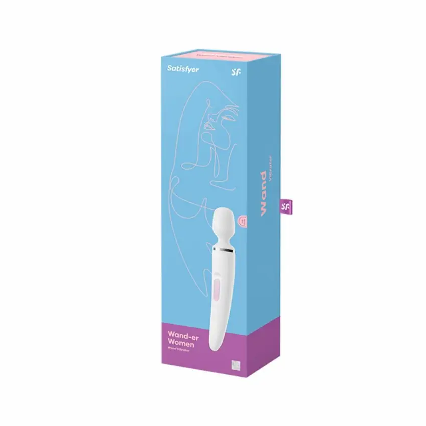 Satisfyer - Masażer - Wand-Er Women White - obrazek 4