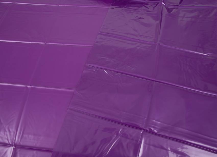 Vinyl Bed Sheet purple 200x230 - obrazek 5