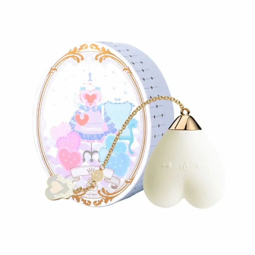 Masażer - Zalo Baby Heart Vanilla White - obrazek 2