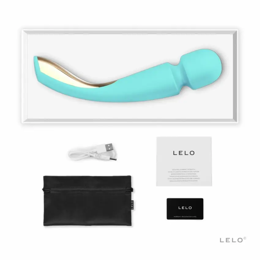 Masażer - Lelo Smart Wand 2 Large Aqua - obrazek 4