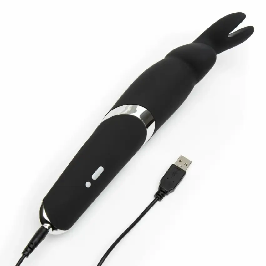 Wibrator - Happy Rabbit Wand Vibrator Black - obrazek 3