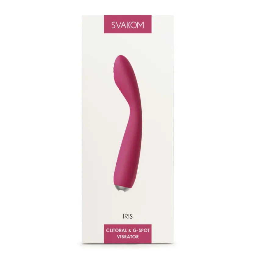 Svakom - Iris Vibrator Śliwkowa Czerwień - obrazek 3