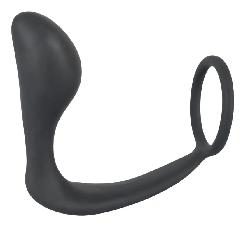 Pierścień Erekcyjny Ze Stymulatorem Prostaty - Black Velvets - obrazek 4