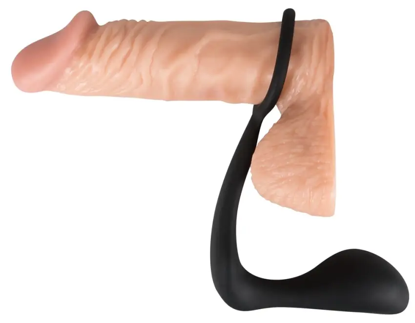 Pierścień Erekcyjny Ze Stymulatorem Prostaty - Black Velvets - obrazek 8
