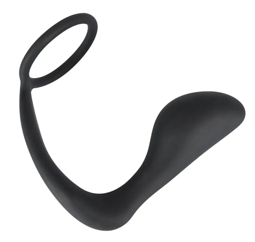 Pierścień Erekcyjny Ze Stymulatorem Prostaty - Black Velvets - obrazek 3