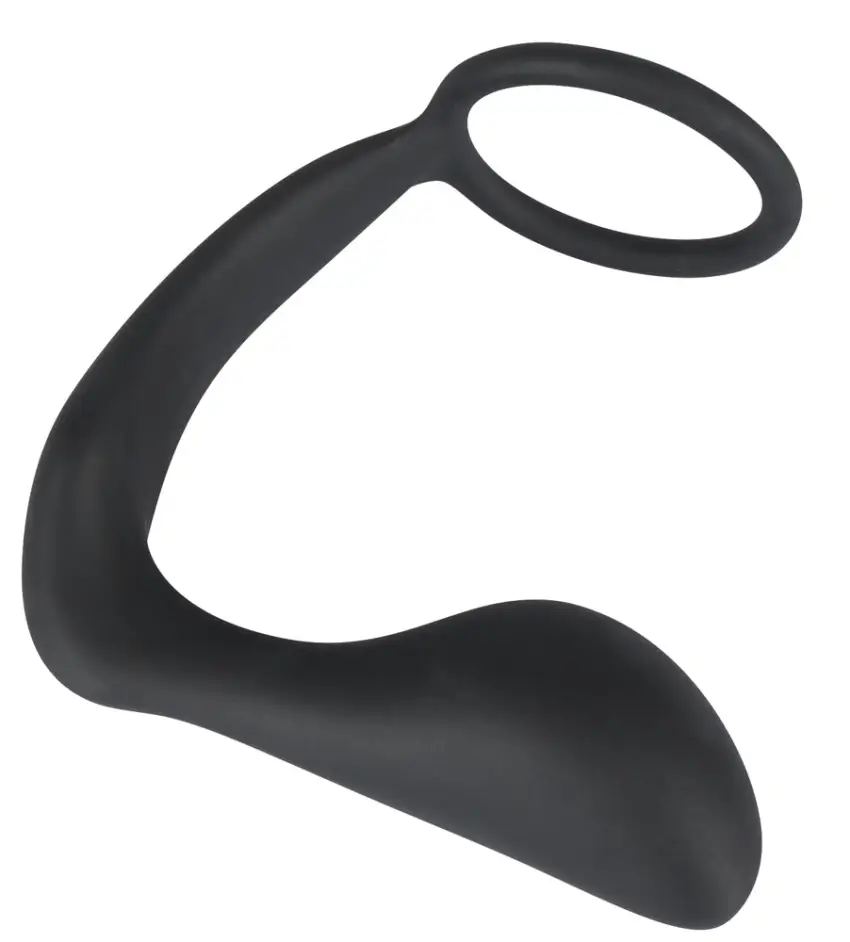 Pierścień Erekcyjny Ze Stymulatorem Prostaty - Black Velvets - obrazek 2