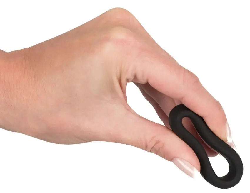 Pierścień Na Penisa Średni(3,2cm) - Black Velvets - obrazek 4