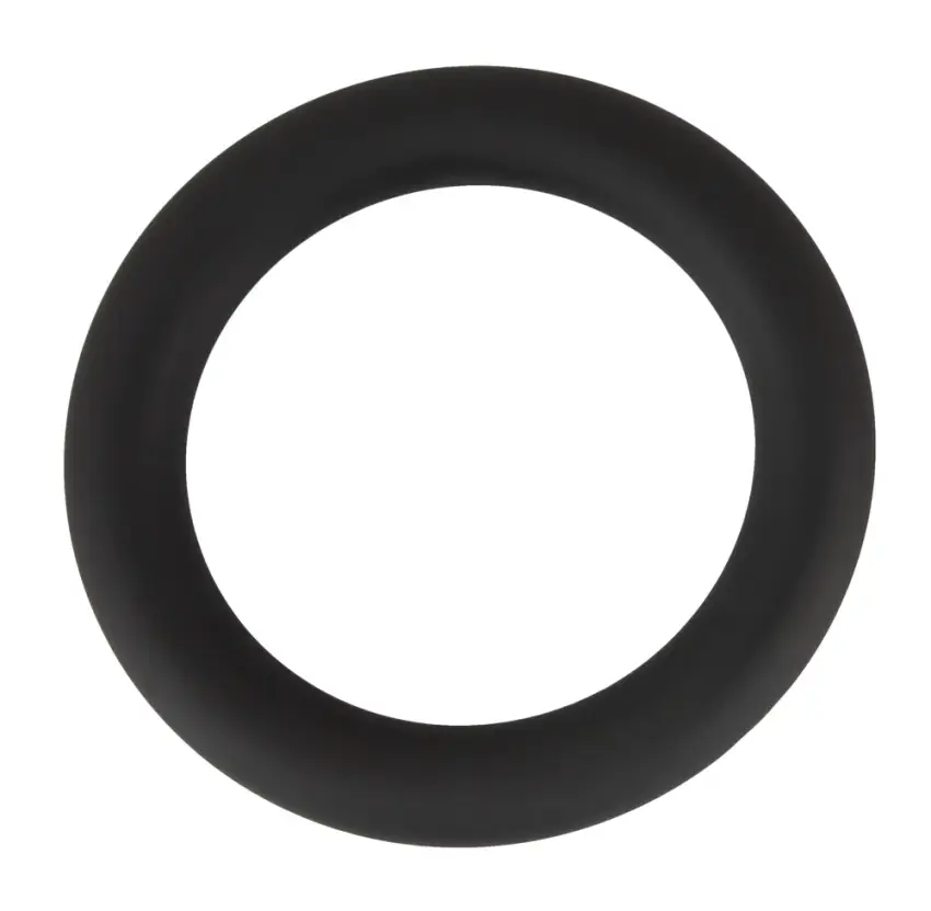 Black Velvets - Pierścień Na Penisa Rozciągliwy 5 cm Czarny - obrazek 2