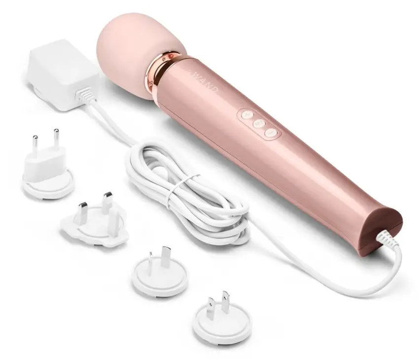 Le Wand - Masażer Łechtaczki 34 cm Ruchoma Główka Powerful Plug-In RoseG - obrazek 5