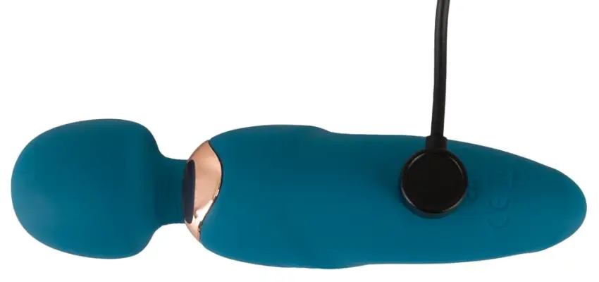 You2Toys - Mały Masażer Z Ruchomą Główka Petite Wand Niebieski - obrazek 8