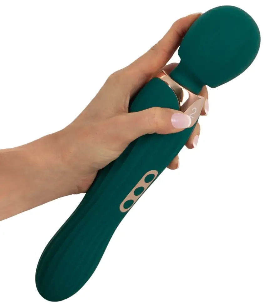 You2Toys - Duży Masażer Z Ruchomą Główka Grande Wand Zielony - obrazek 8