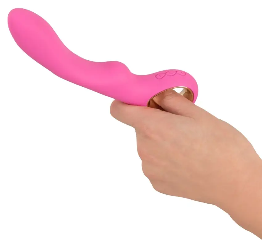 You2Toys - Podwójny wibrator z eleganckim uchwytem - obrazek 5