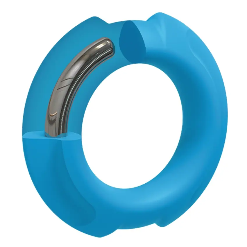 Doc Johnson - Pierścień erekcyjny 3,5 cm Flexisteel - obrazek 3