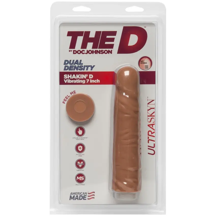 Doc Johnson - Wibrujące, realistyczne dildo 18 cm - obrazek 2
