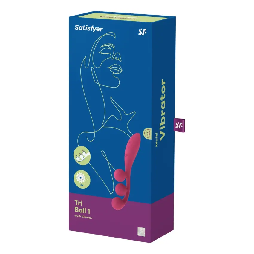 Satisfyer - Luksusowy wibrator Tri Ball 1 - obrazek 2