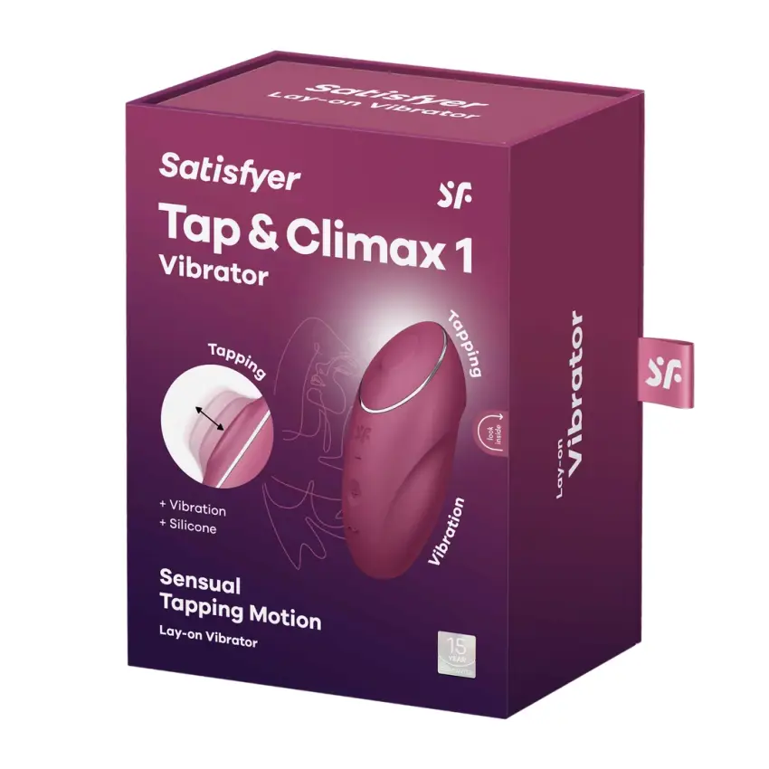 Satisfyer - Stymulator łachtaczki Tap and Climax - obrazek 2