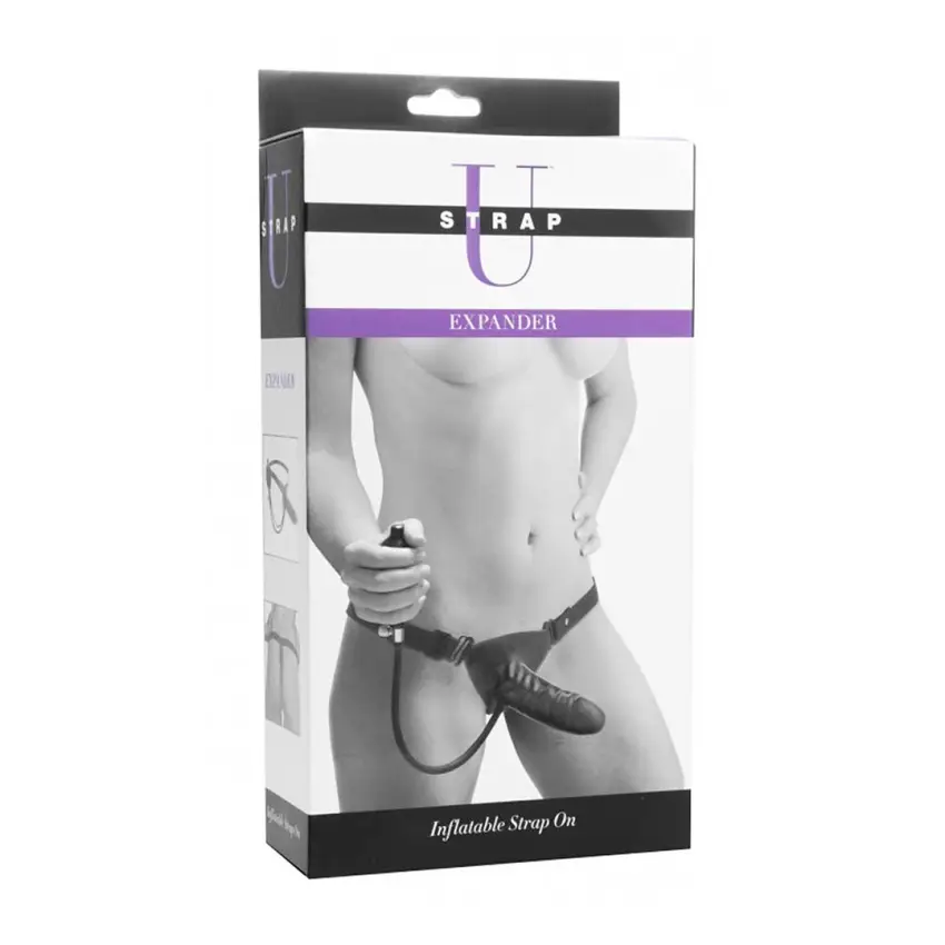 XR Brands - Nadmuchiwane dildo na pasku - obrazek 2