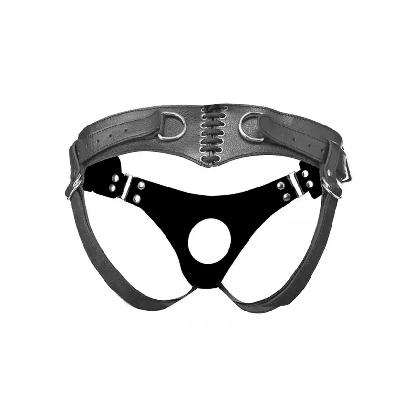 Xr Brands - Uprząż typu strap-on w stylu gorsetu - obrazek 5