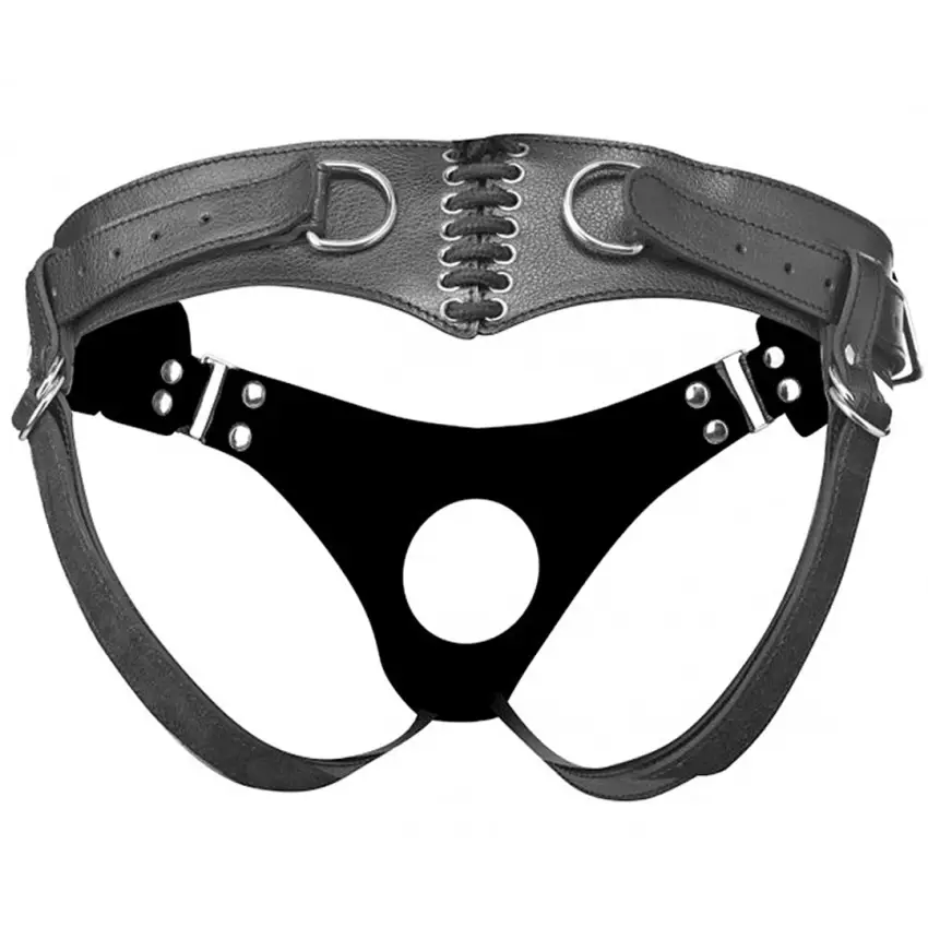 Xr Brands - Uprząż typu strap-on w stylu gorsetu - obrazek 3