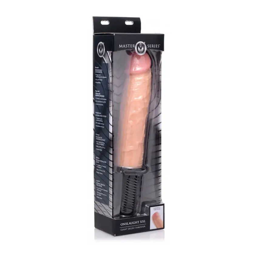 XR Brands - Wibrujące dildo XXL - obrazek 2
