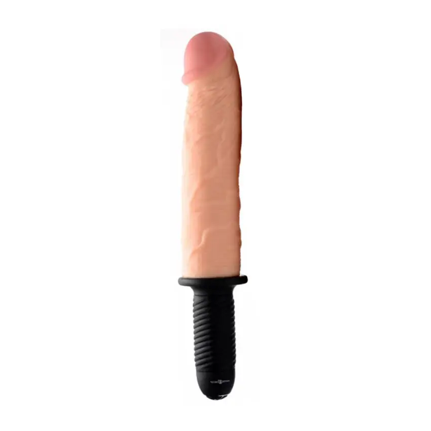 XR Brands - Wibrujące dildo XXL - obrazek 4