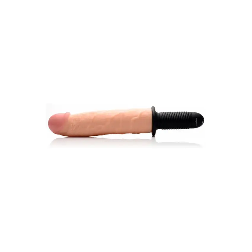 XR Brands - Wibrujące dildo XXL - obrazek 3