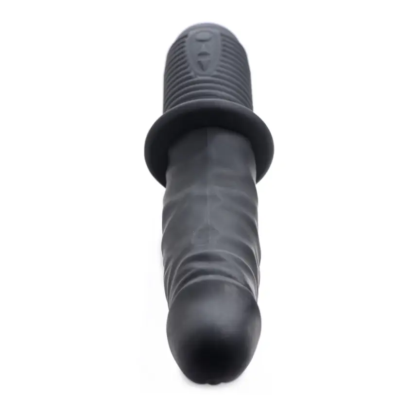 Wibrujące i pchające silikonowe dildo Power Pounder XR Brands - obrazek 3