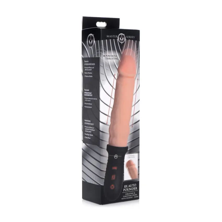Wibrujące i pchające dildo z uchwytem Xr Brands - obrazek 2
