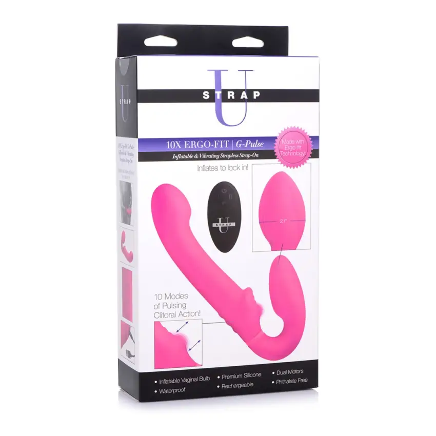 Podwójne pulsujące dildo Xr Brands - obrazek 2