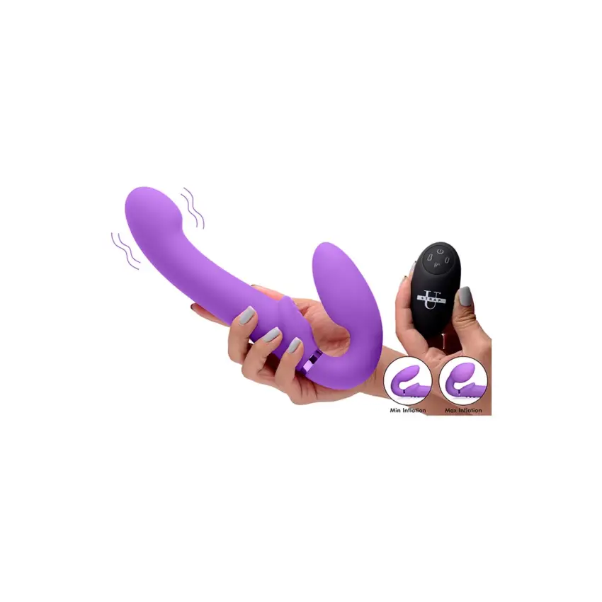 Podwójne pulsujące dildo Xr Brands - obrazek 5
