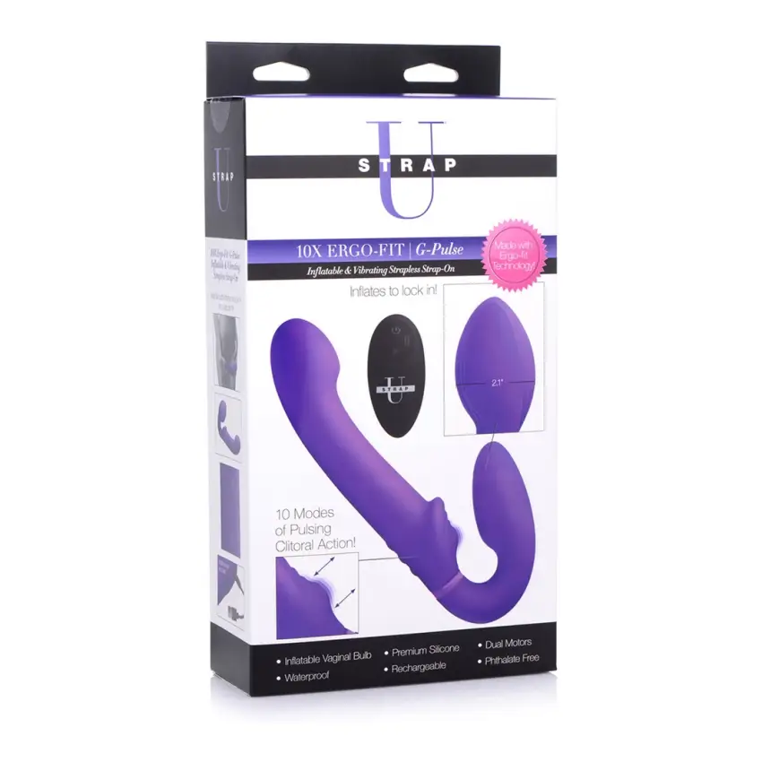 Podwójne pulsujące dildo Xr Brands - obrazek 2