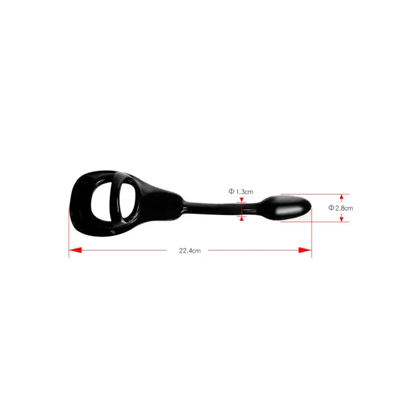 Perfect Fit Brand - Pierścień erekcyjny + korek analny - mały - obrazek 5