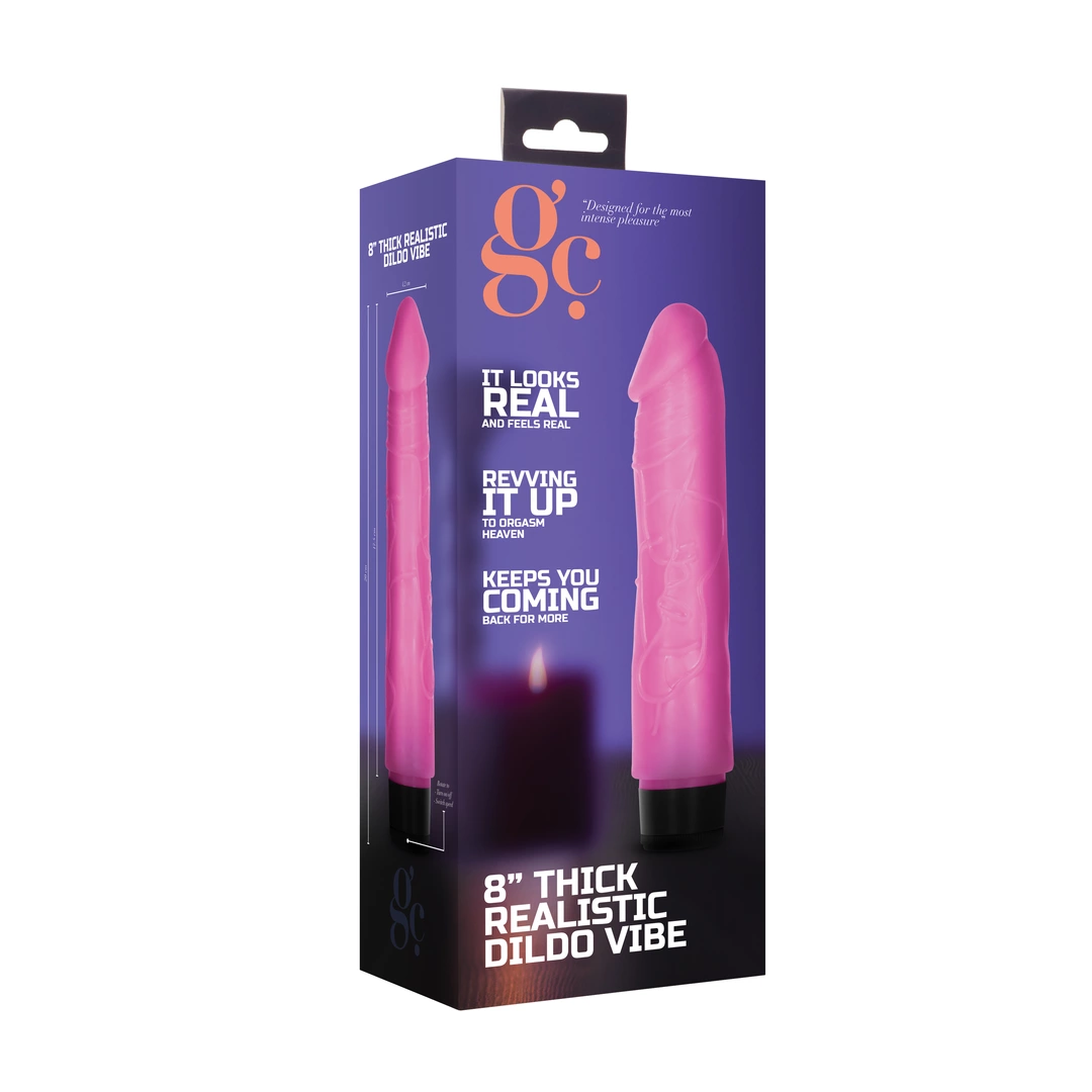 GC by shots - Dildo - wibrator 20 cm 2 GC by shots - Dildo - wibrator 20 cm - obrazek 2